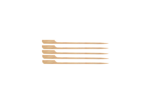 Brocheta Bambú Golf, 150 mm. (25 PVC de 200 Uds.)