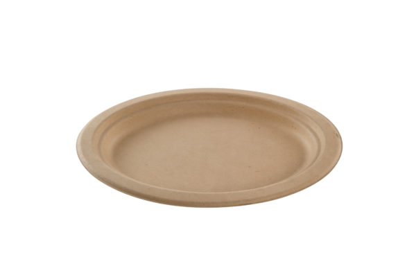 Plato ovalado caña de azúcar crema 26x20 (16*50)