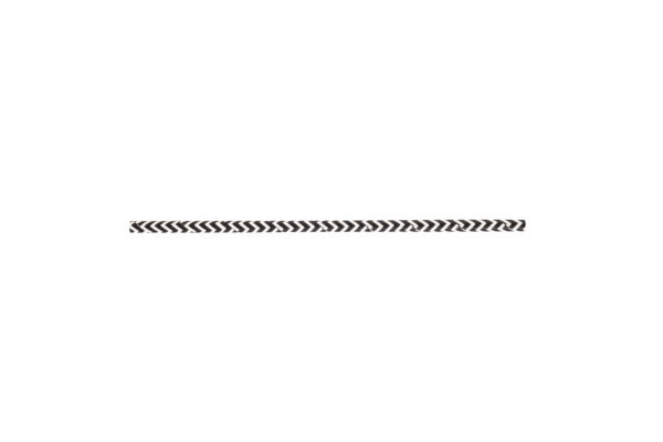caña de papel recta olas negro&blanco200*6(60*100