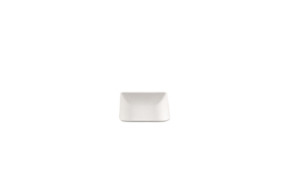 Salsera caña de azúcar plato cuadrado blanco 60X50