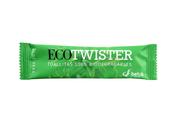 Toallitas ecotwister viscosa Aloe vera (5*200)