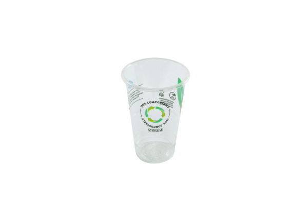Vaso de PLA compostable 350cc (20*15)