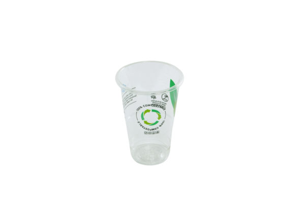 Vaso de PLA compostable 350cc (25*50)