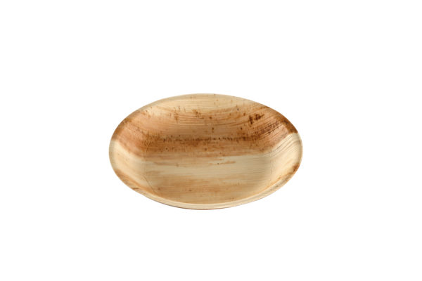 Plato redondo hoja de palma 20cm (4*25)