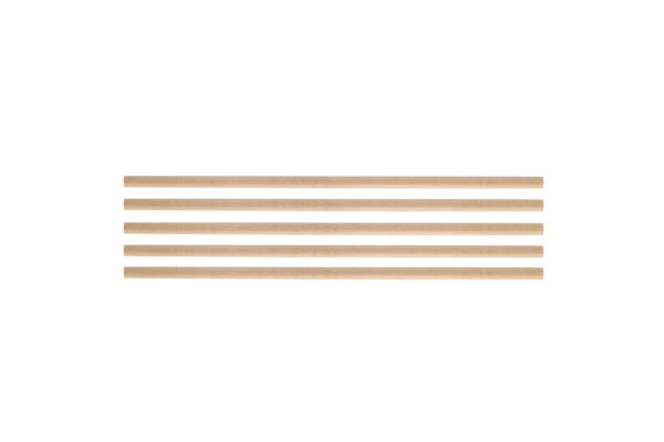 Bâton rond en bois 200*6mm (25*200)