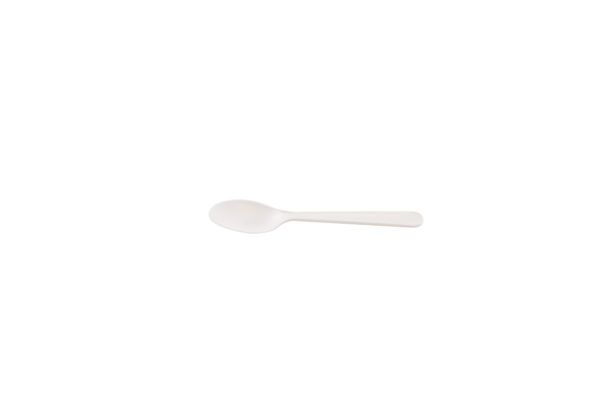 Cucharilla de CPLA blanca 125mm env. PLA (5*100)