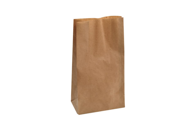 Bolsa de papel kraft americana 18x34+11(2*250)