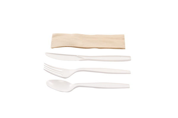 Set maíz cuchillo+tenedor+cuchara+servi.kraft(500u
