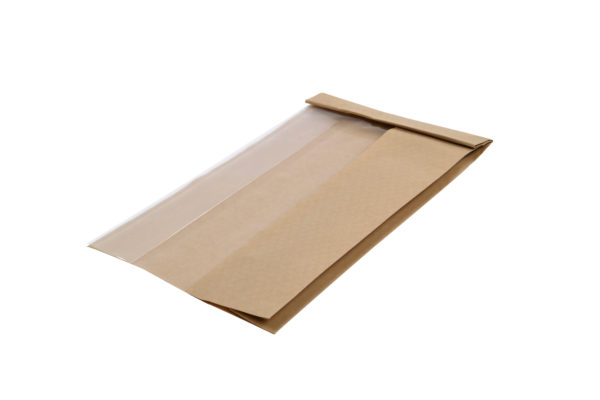 Bolsa kraft 146*255+70mmDoble Visiónc/bandeja(5*50