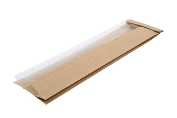 Bolsa kraft 112*420+70mmDoble Visiónc/bandeja(5*50