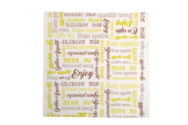 Papel antigrasa blanco "enjoy" 300*300mm (3*1000)