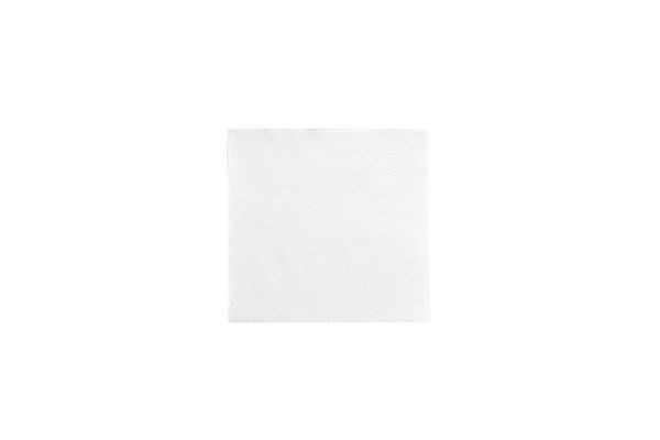 Servilleta 20x20 2/capas micropunto blanca(24*100)