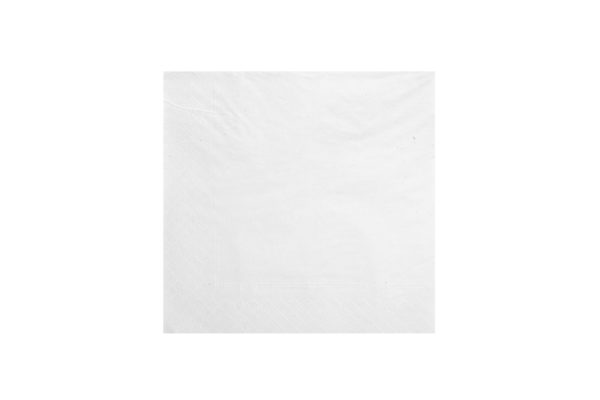 Servilleta 30x30 2/capas pp 1/4 blanca (48*100)