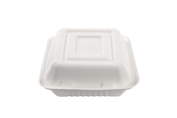 Tupper 2comp.caña azúcar blanco1000ml (10*50) SIN PFAS