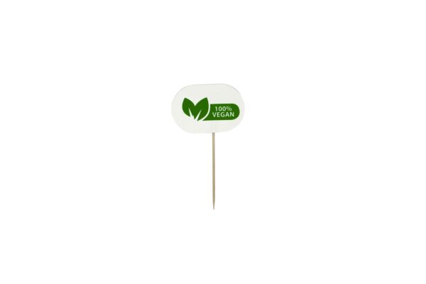Brocheta marcadora 100x2mm (25*100) "100% Vegan"