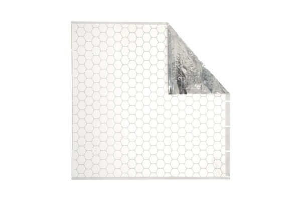 Papel aislante aluminio plata 35*35cm(2*500)